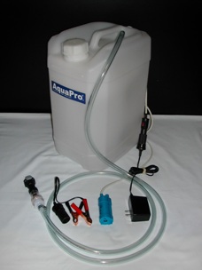 Aqua Pro- Water Supply with 12V Pump- AC & DC Plug- Shipping added to final invoice