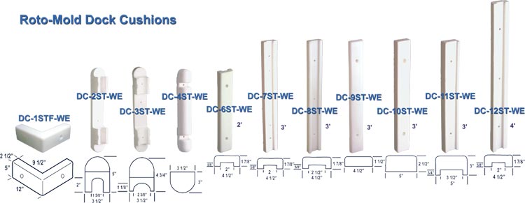 roto molded dock cushions all product
