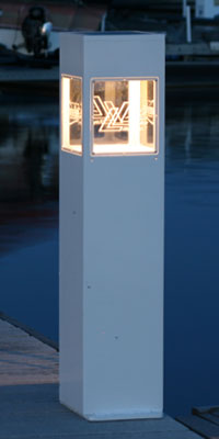 Sp;ar Pedestal Light- 8x8x36